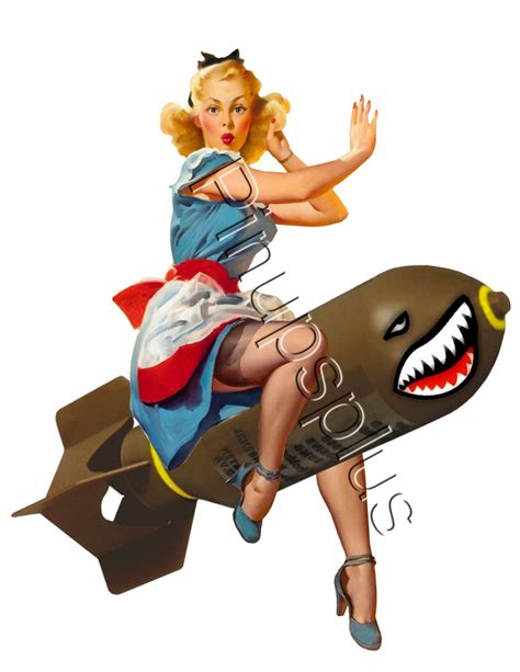 pin up girl sticker|bomber pin up girl decals.